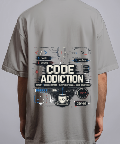 Code Addiction — Gray male back
