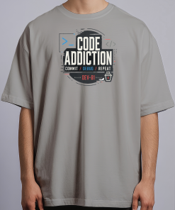 Code Addiction — Gray male front