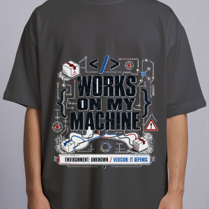 Works On My Machine — black front