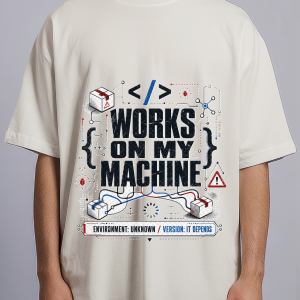 Works On My Machine — White male front