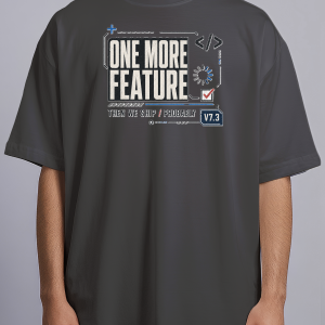 One More Feature — black front