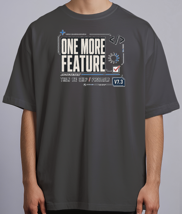 One More Feature — black front