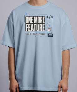 One More Feature — Light Blue male front