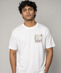 Model shot — DAD-05_Hinglish_Night_Shift_model_front_White.png