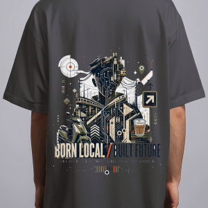 Born Local Built Future — Black male back