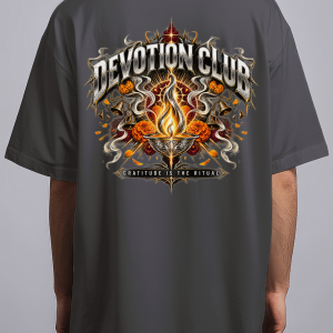 Alternative view of Devotion Club — Oversized Streetwear Tee