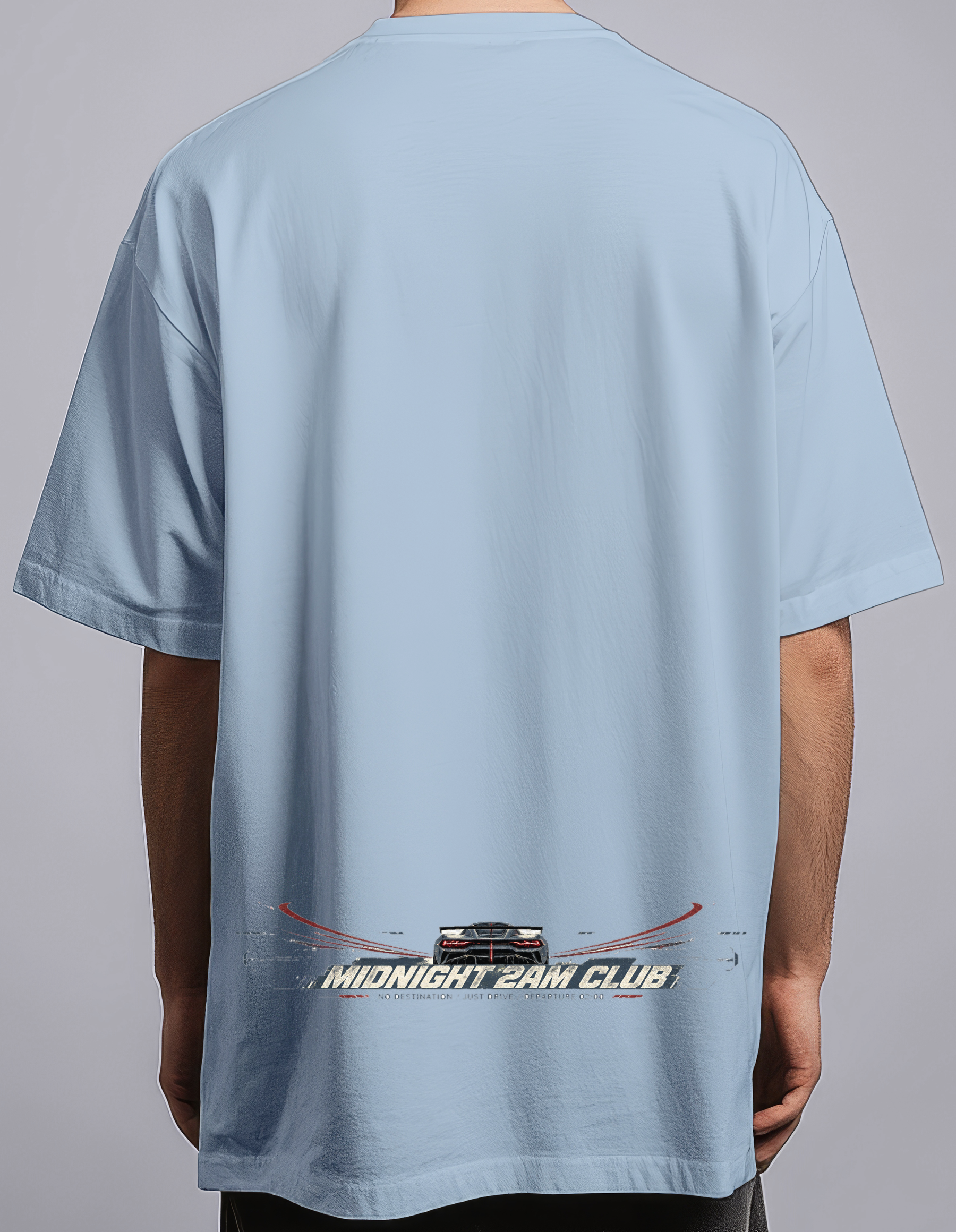 Midnight 2AM Club — Light Blue male back