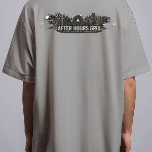 After Hours Grid — Gray male back