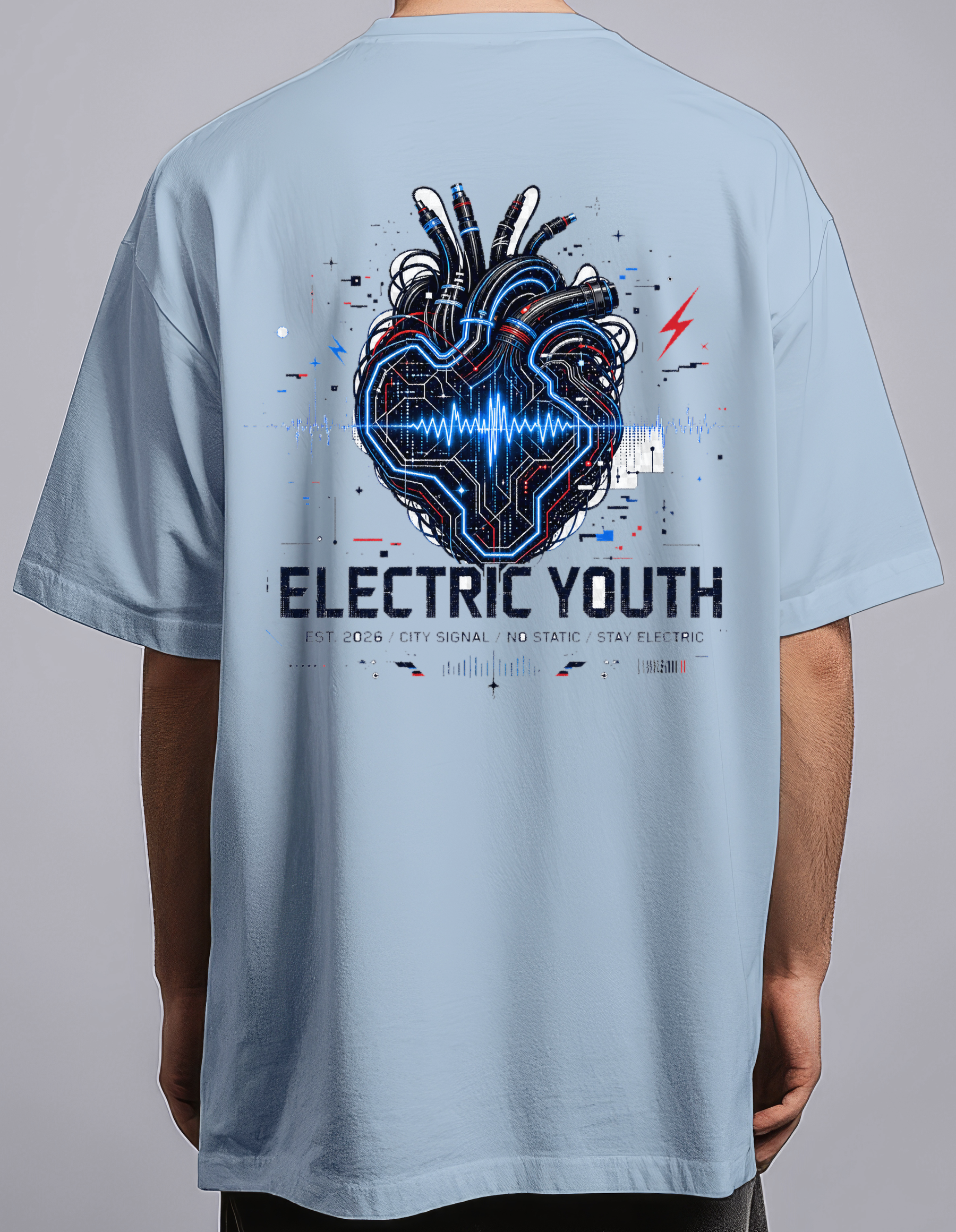 Electric Youth — Light Blue male back