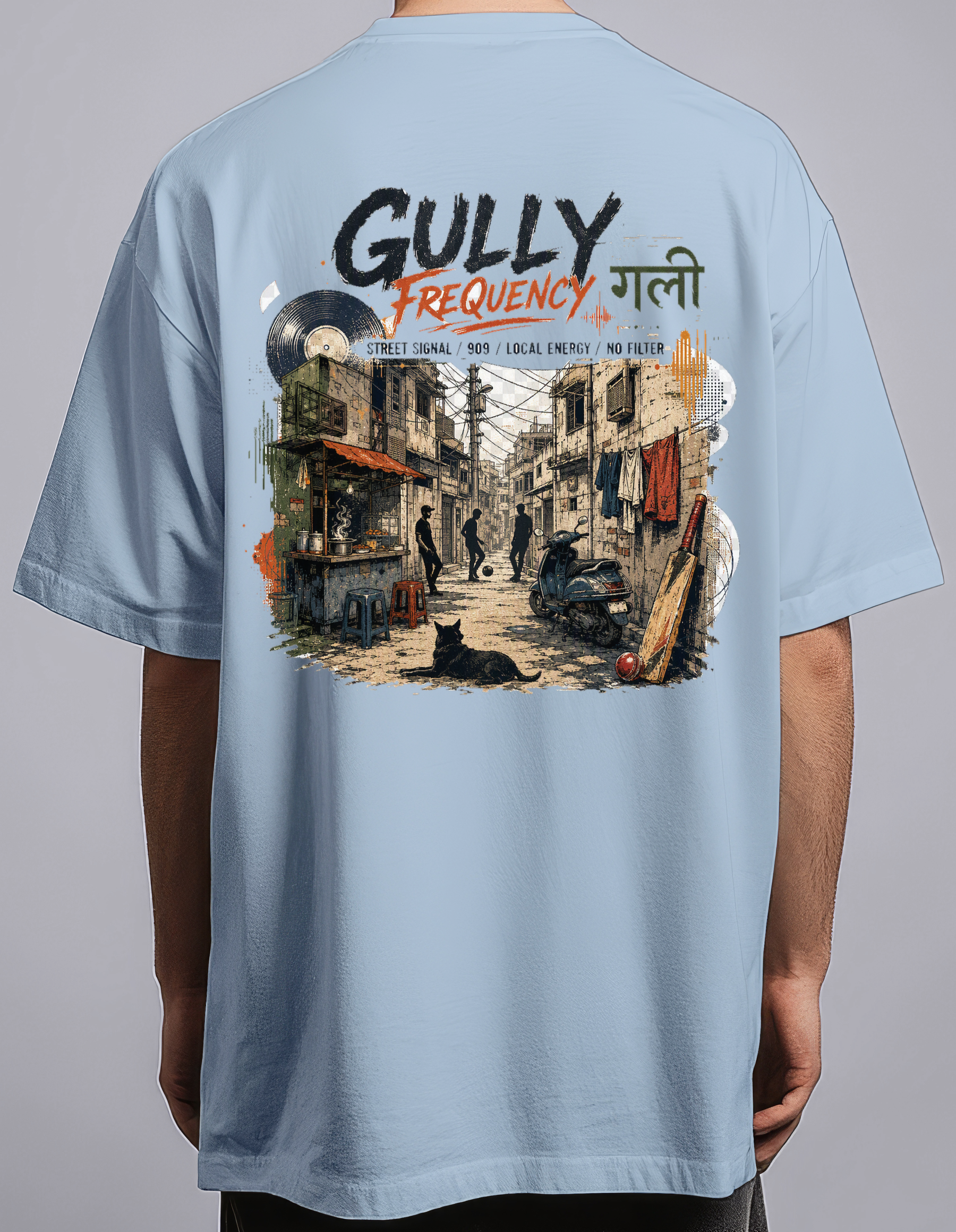 Gully Frequency — Olive Green male back