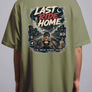 Last Ride Home — Olive Green male back