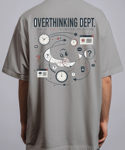 Overthinking Department — Gray male back