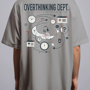 Overthinking Department — Gray male back
