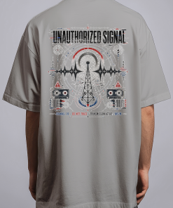 Unauthorized Signal — Gray male back