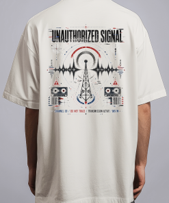 Unauthorized Signal — White male back