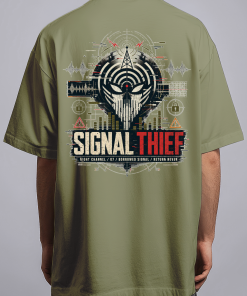 Signal Thief — Olive Green male back