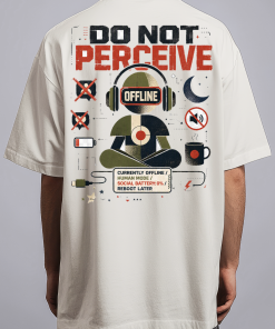 Please Do Not Perceive — White male back