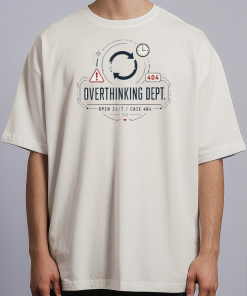 Overthinking Department — White male front