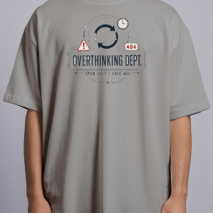Overthinking Department — Gray male front
