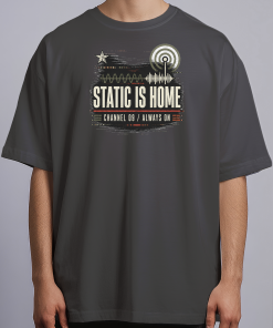 Static Is Home — black front
