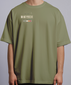 Please Do Not Perceive — Olive Green male front