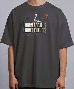 Born Local Built Future — black front