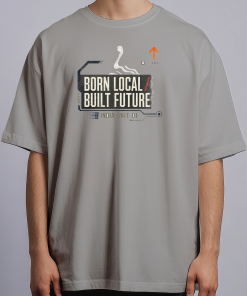 Born Local Built Future — Gray male front
