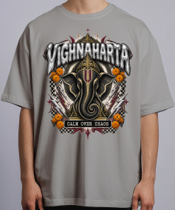 Vighnaharta Line — Oversized Streetwear Tee - Image 6