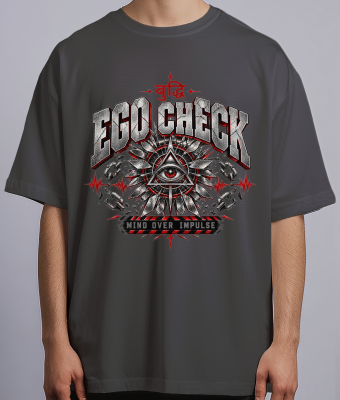 Ego Check — Oversized Streetwear Tee