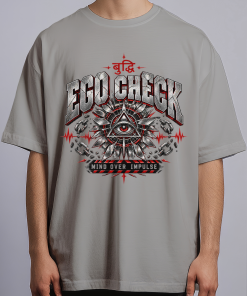 Ego Check — Oversized Streetwear Tee - Image 2