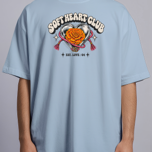 Soft Heart Club — Oversized Streetwear Tee - Image 3