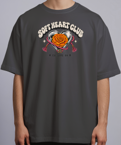 Soft Heart Club — Oversized Streetwear Tee