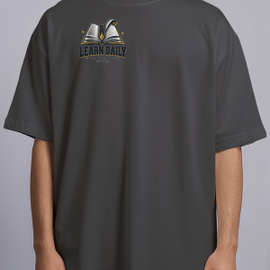 Learn Daily — Oversized Streetwear Tee