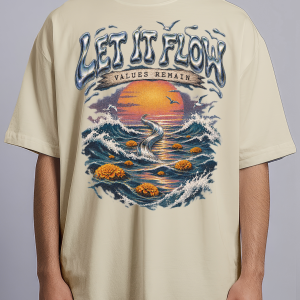 Let It Flow — Oversized Streetwear Tee - Image 6