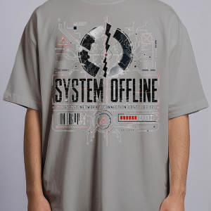 System Offline — Gray male front