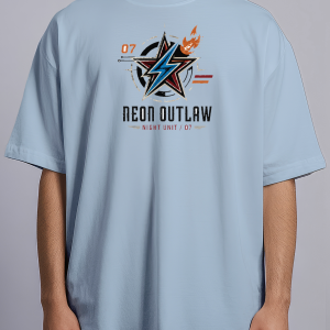Neon Outlaw — Light Blue male front