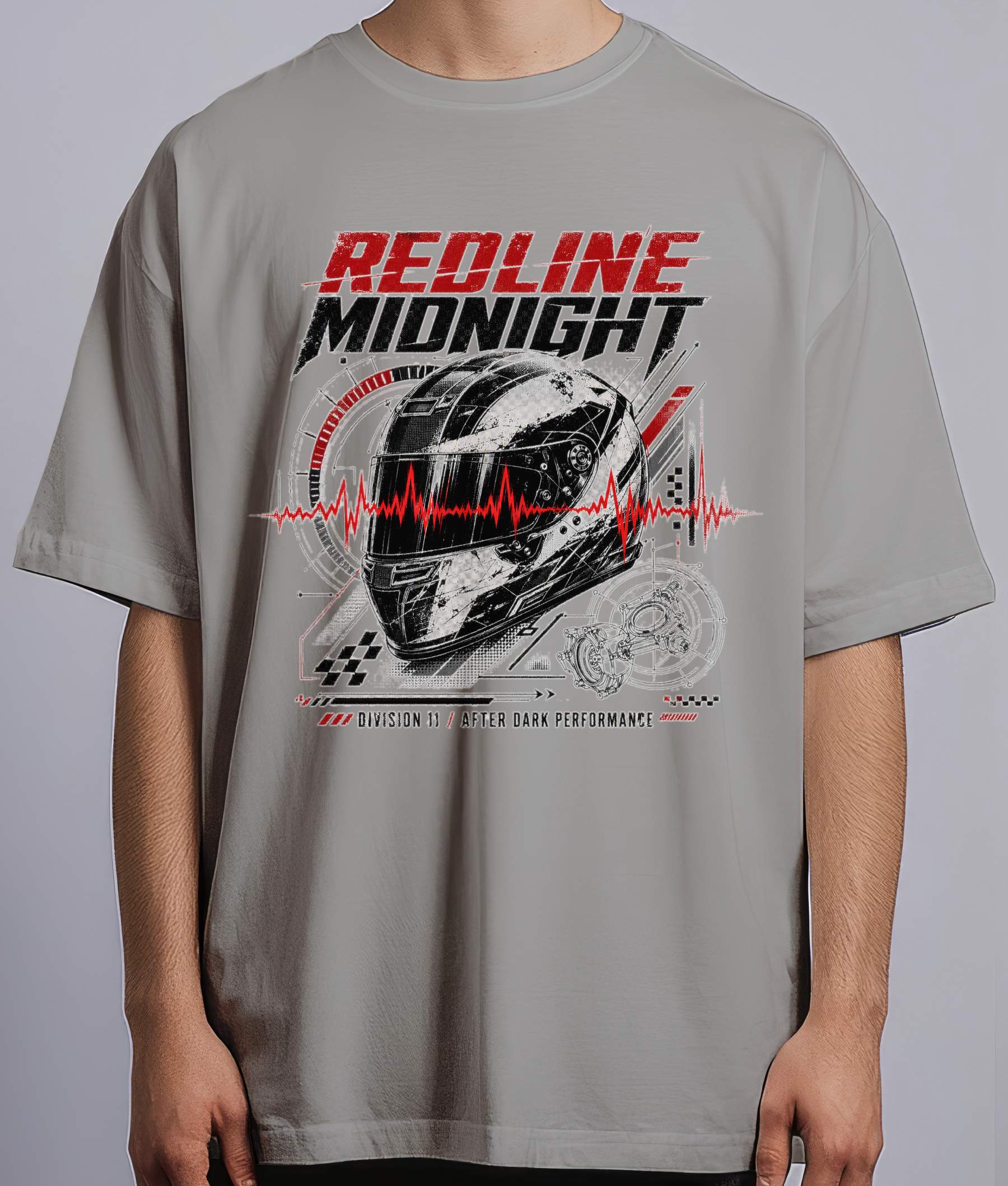 Redline Midnight — Gray male front