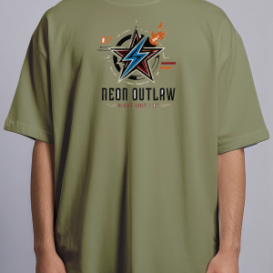 Neon Outlaw — Olive Green male front