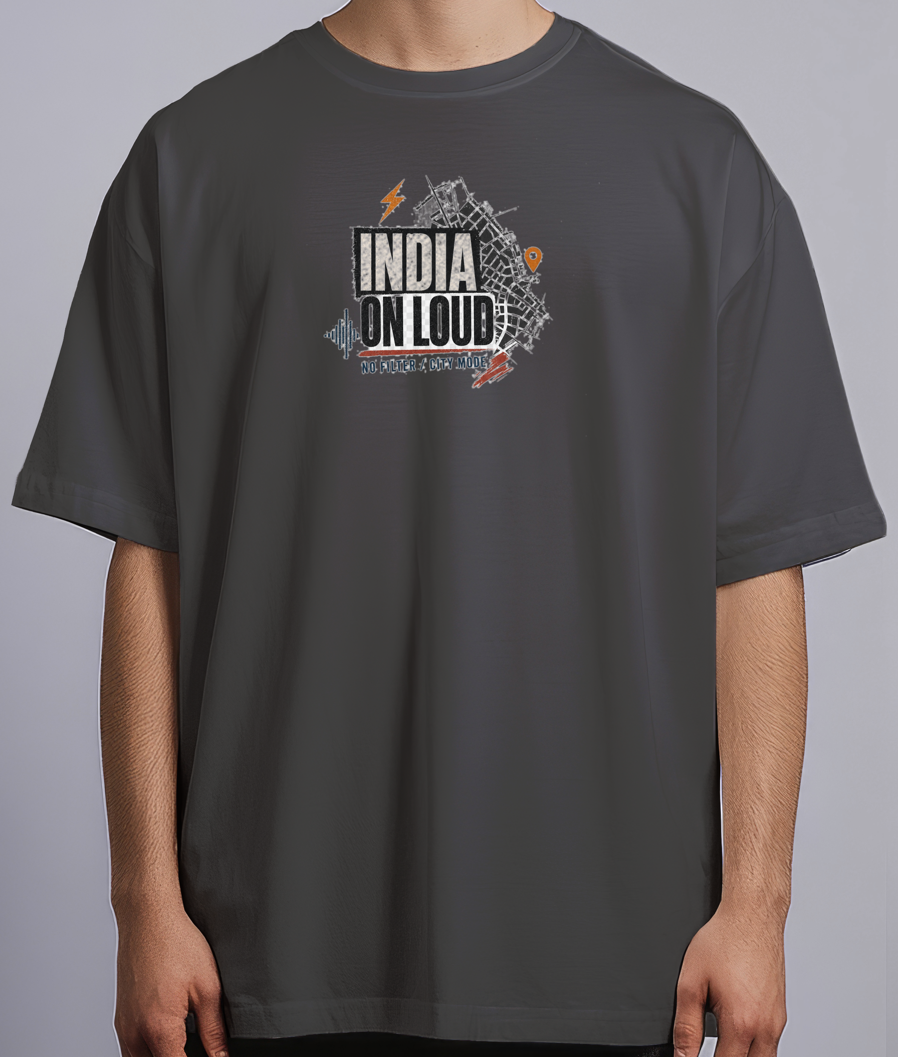 India On Loud — black front