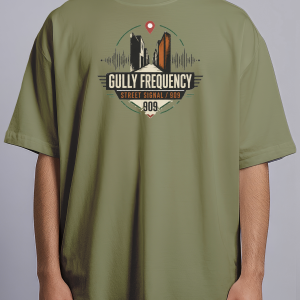 Gully Frequency — Olive Green male front