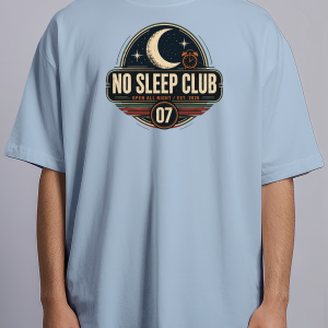 No Sleep Club — Light Blue male front