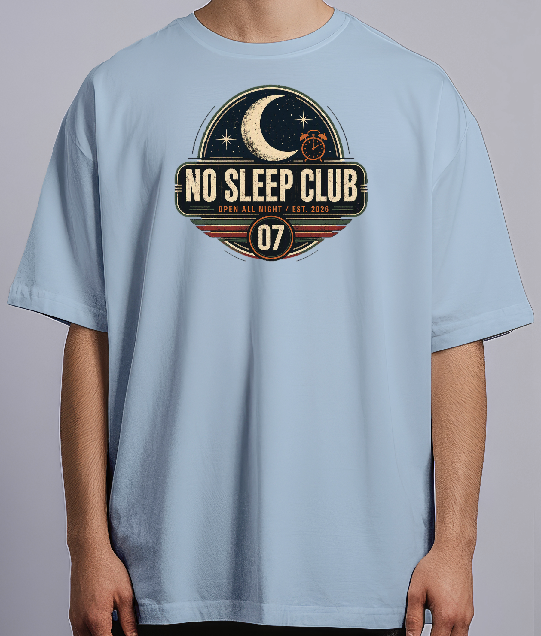 No Sleep Club — Light Blue male front